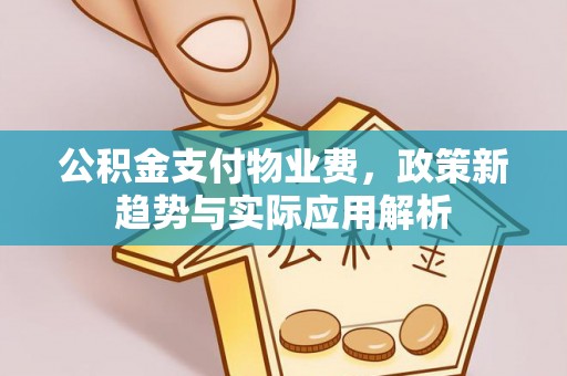 布拖公积金支付物业费，政策新趋势与实际应用解析